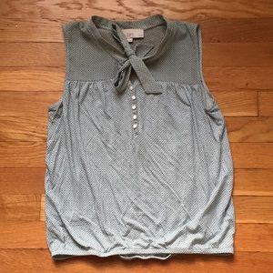 Ann Taylor LOFT Tie Top S